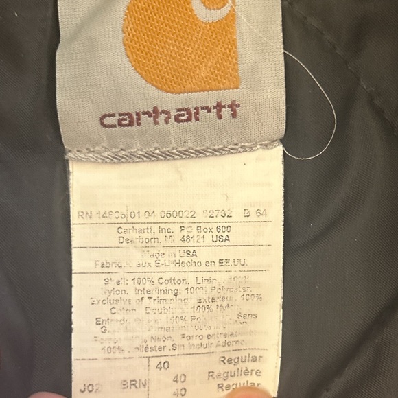 Y2K Carhartt with Detachable Fur Hood - Picture 5 of 8